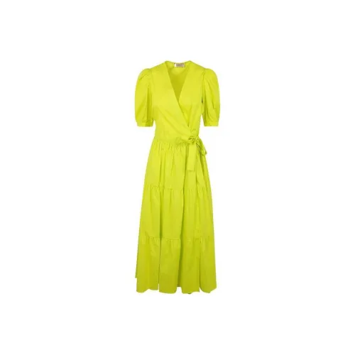 TWINSET Milano Короткий рукав Платье Женское Зеленое