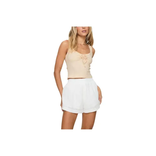 PRINCESS POLLY RIGS Шорты Повседневные шорты Женские Белый White