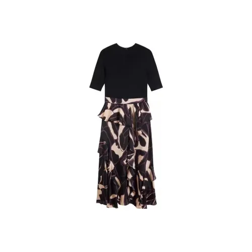 Ted Baker Black Женские Короткие Платья с Рукавами