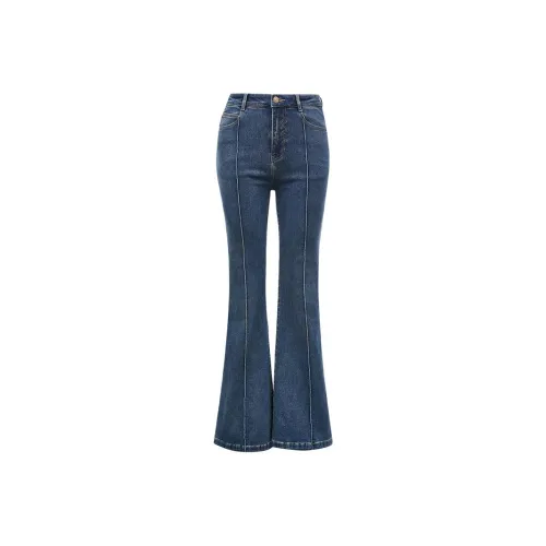 VERO MODA Джинсы Женские Джинсовый Синий