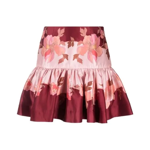 Zimmermann Красный Женские Повседневные Короткие Юбки