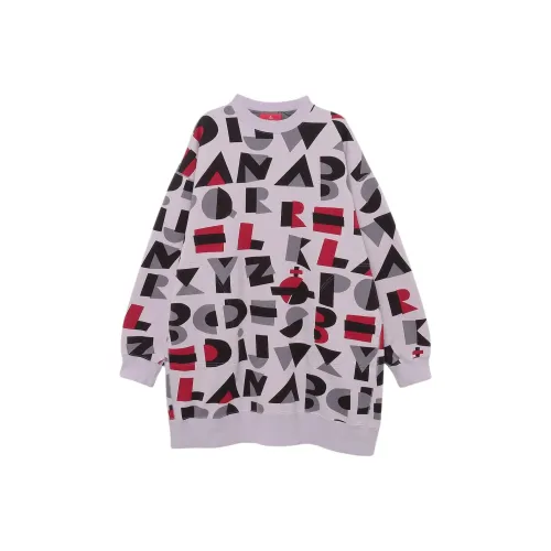 Vivienne Westwood Фиолетовые Женские Длинные Платья с Рукавами