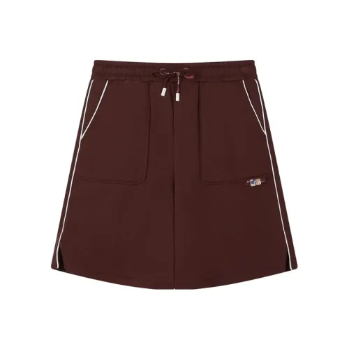 Teenie Weenie Повседневные шорты Женские Бордовый