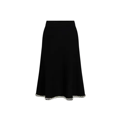 KARL LAGERFELD KNIT Длинная Юбка Женская Черная