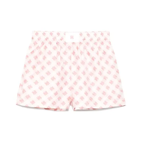 AMIRI FW24 Повседневные шорты женские Персиково-розовый