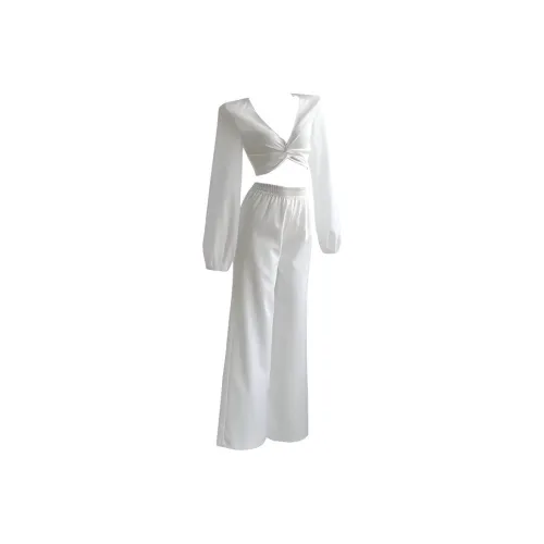 POPO.INFO Топ Повседневные Штаны Комплект Женский