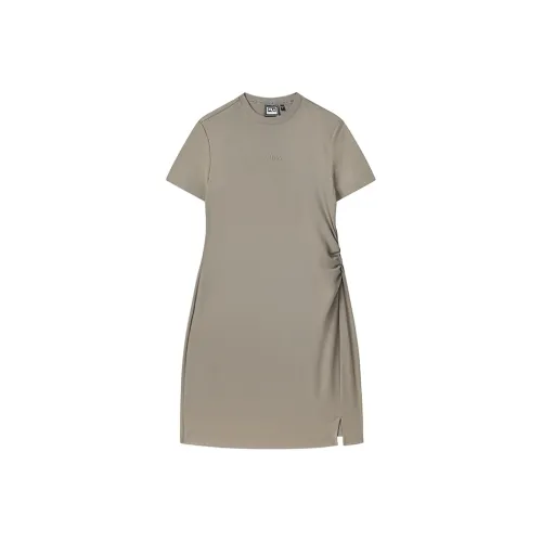 FILA ORIGINALE Короткий рукав Платье Женское Паровой серый