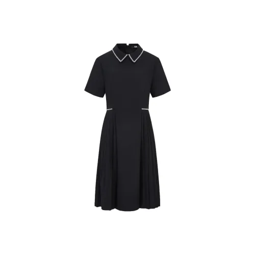 KARL LAGERFELD Короткое платье с короткими рукавами женское
