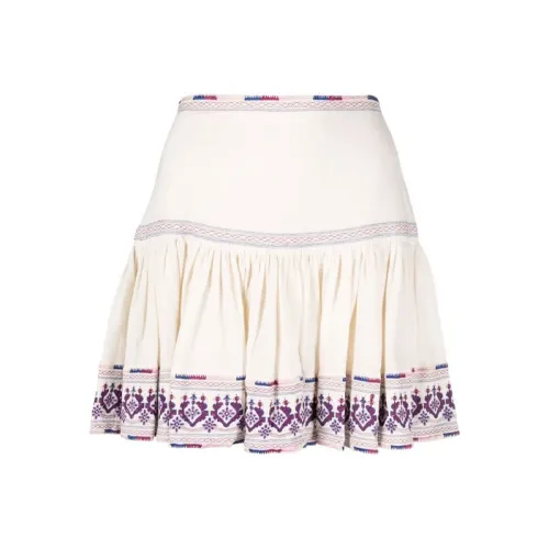 ISABEL MARANT Белая Женская Повседневная Короткая Юбка