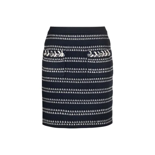 PINKO Синие Женские Повседневные Короткие Юбки