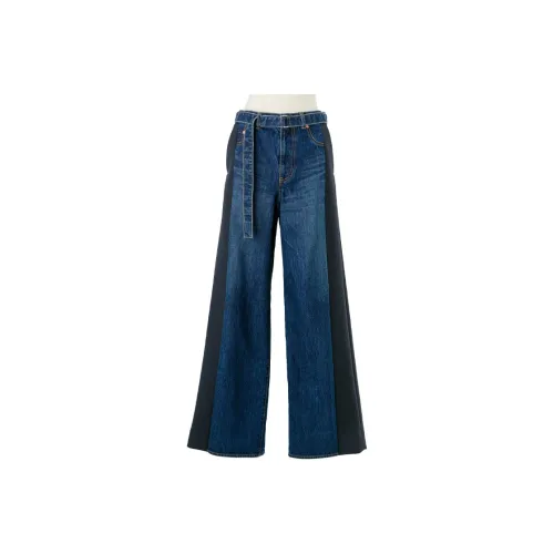 sacai Индиго Женские Джинсы