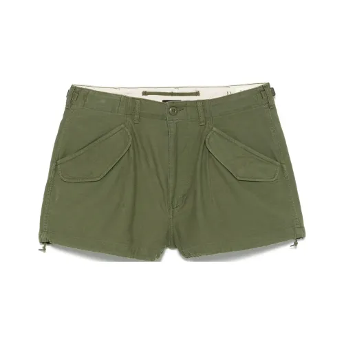 R13 SS25 Повседневные шорты Женские Оливково-зеленый