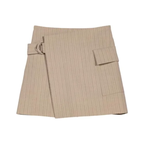 Maje Повседневные шорты женские бежево-желтые