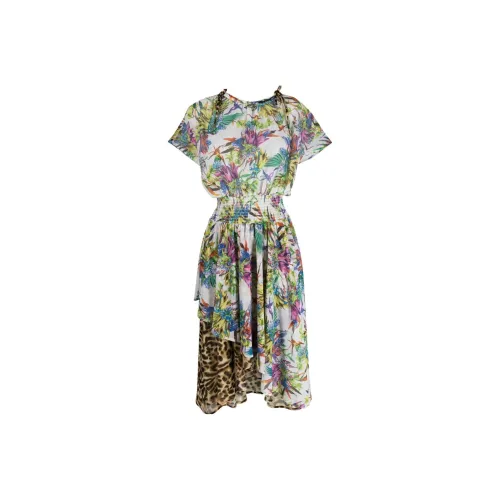 Just Cavalli Женские Платья с Коротким Рукавом