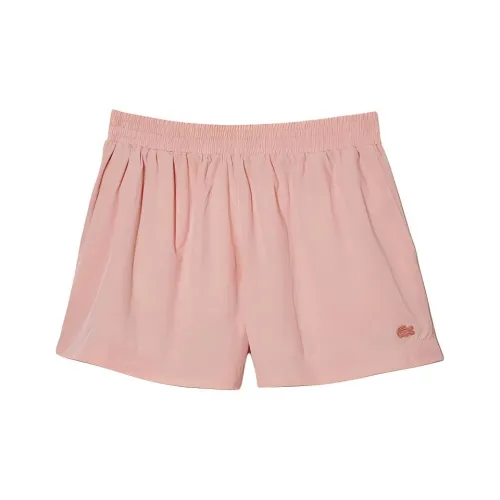 LACOSTE Повседневные шорты Женские Розовые