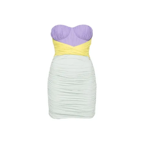 Elisabetta Franchi SS24 Без рукавов Платье Женское Аква Зеленый