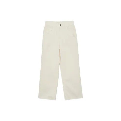 MLB Сливочный Женские Джинсы