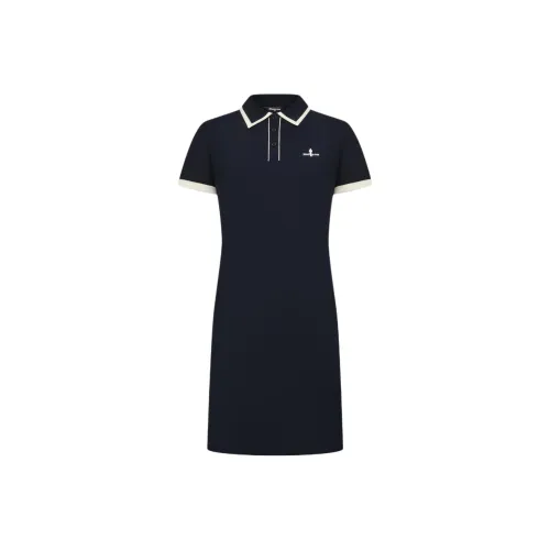 Biyin Leufen Cooling Technology Collection Короткий рукав Платье Женское