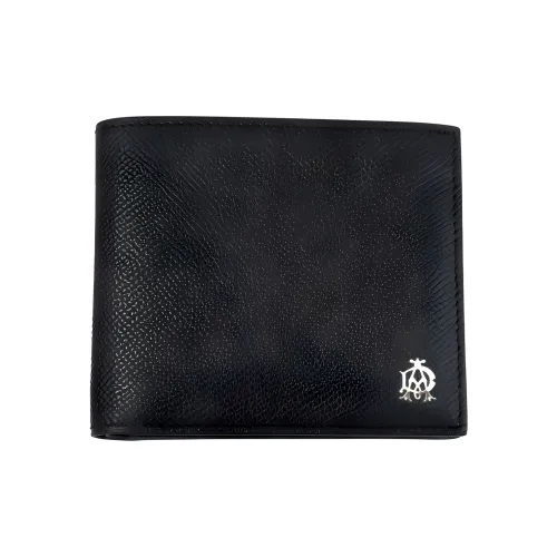 Dunhill Кожа Кошелек Мужской Черный