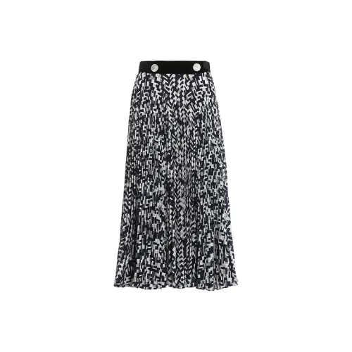 PRADA Черные Женские Повседневные Длинные Юбки