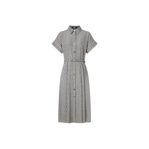 KARL LAGERFELD Короткий рукав Платье Женское Многоцветное