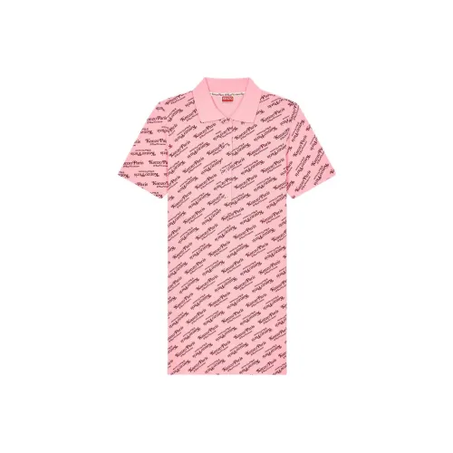 KENZO Розовые Женские Короткие Платья с Рукавами