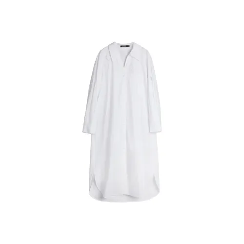 ELLE Длинное платье с длинными рукавами женское