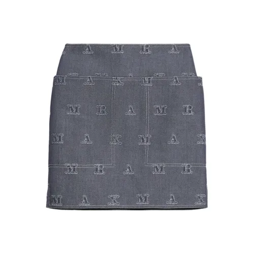 MaxMara Повседневные Короткие Юбки Женские Темно-Синий