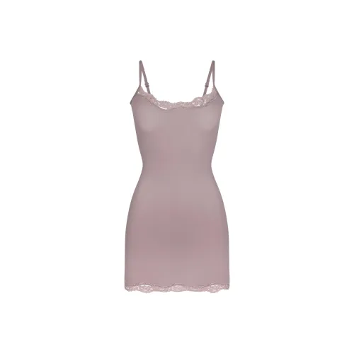 Skims Цинковый/Цинковый Женские Слиплатья