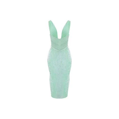 HOUSE OF CB THALA Slip Платье Женские SEAFOAM Seafoam Зеленый