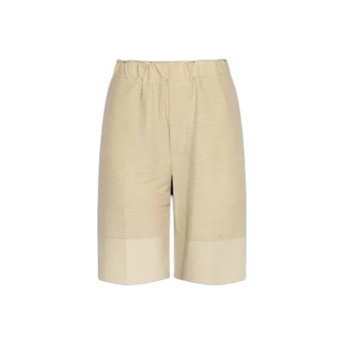 ISSEY MIYAKE Повседневные шорты Женские Коричневый