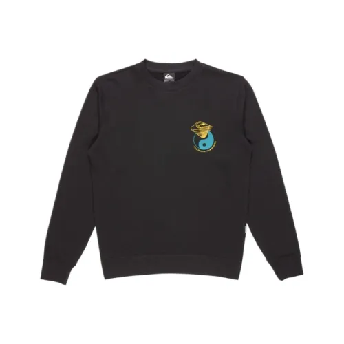 Quiksilver Черные Мужские Свитшоты