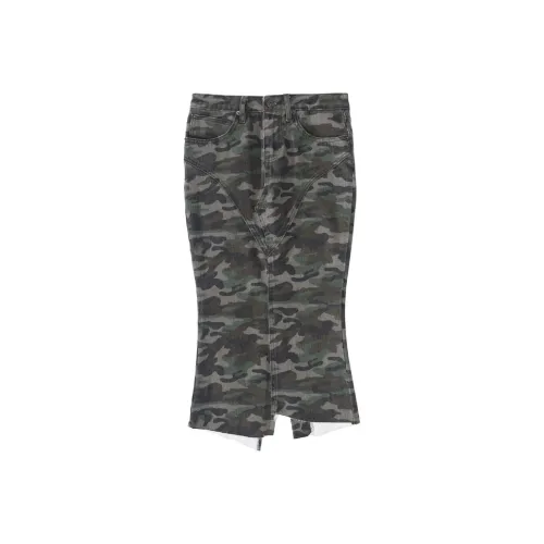 MJB Denim Long Skirt Women's Camouflage MJB Деним Длинная Юбка Женская Камуфляж