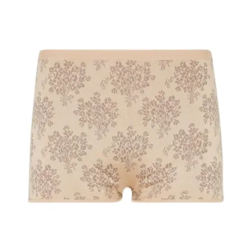 FENDI Повседневные шорты Женские Розовые