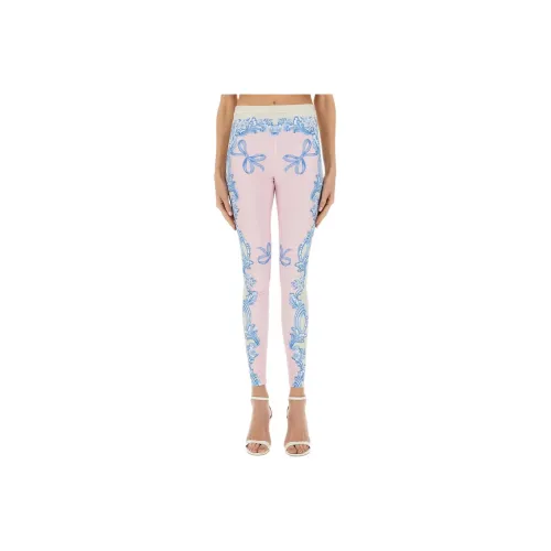 VERSACE COLLECTION SS25 Leggings Женские Pink