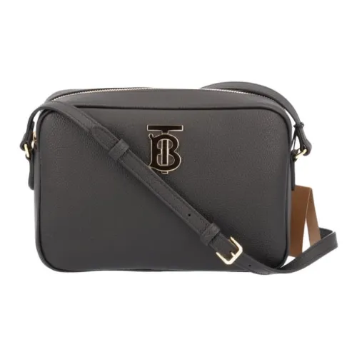 Burberry Кожа Camera Сумка Плечевая сумка Женская Черная