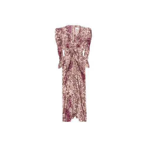 ISABEL MARANT Фиолетовый Женские Длинные Платья с Рукавами