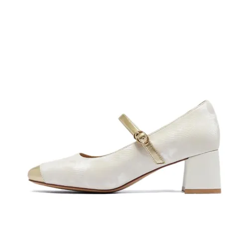 15 MINS Mary Jane Shoes Женские Бежевые