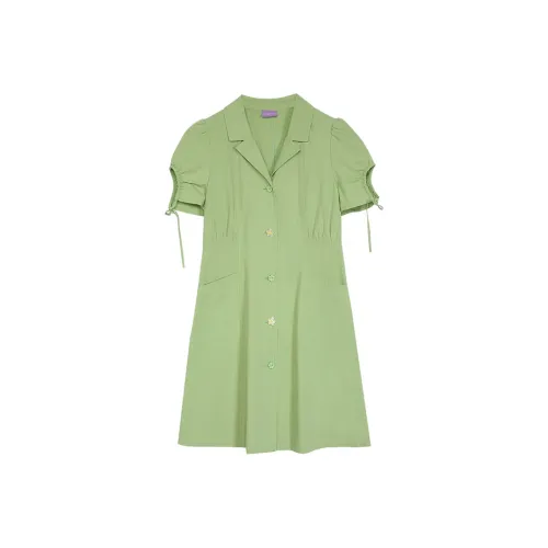 Omont Короткий рукав Платье Женское