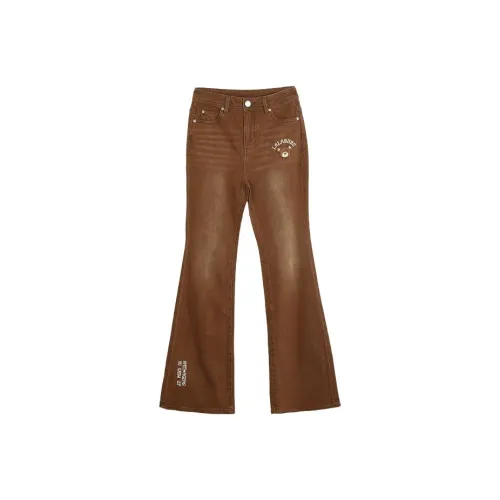 LALABOBO Кофе Женские Джинсы