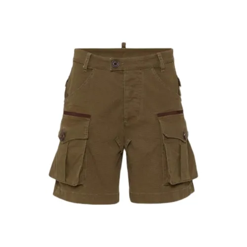 DSQUARED 2 Повседневные шорты Женские Коричневый