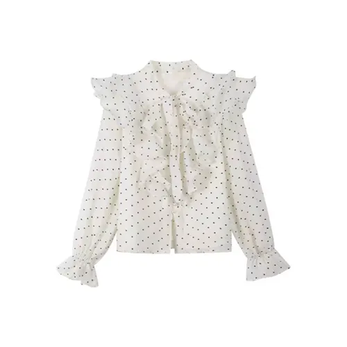 MEANALOT Светло-абрикосовые женские рубашки