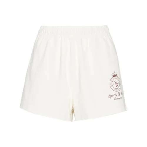 SPORTY RICH Повседневные шорты Женские Белые