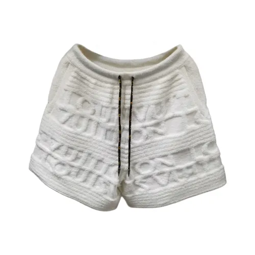 LOUIS VUITTON Повседневные шорты Женские Белые