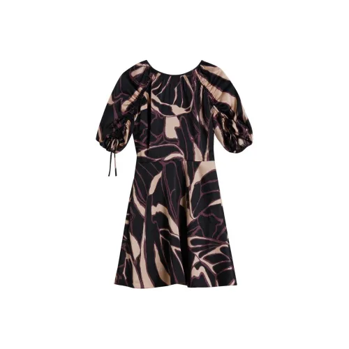 Ted Baker Black Женские Короткие Платья с Рукавами