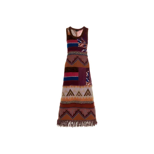 ETRO Многоцветные Женские Платья без рукавов