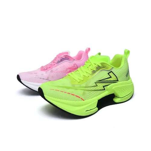 KZANSI Низкий топ беговые кроссовки унисекс розовый зеленый