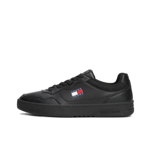 Tommy Hilfiger TRAINERS Низкие Кроссовки для скейтбординга с Кубковой подошвой Мужские Черные