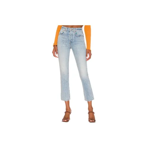 GRLFRND Джинсы Женские Светло-Синий