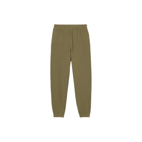 LACOSTE Вязаные тренировочные брюки женские хаки зеленый